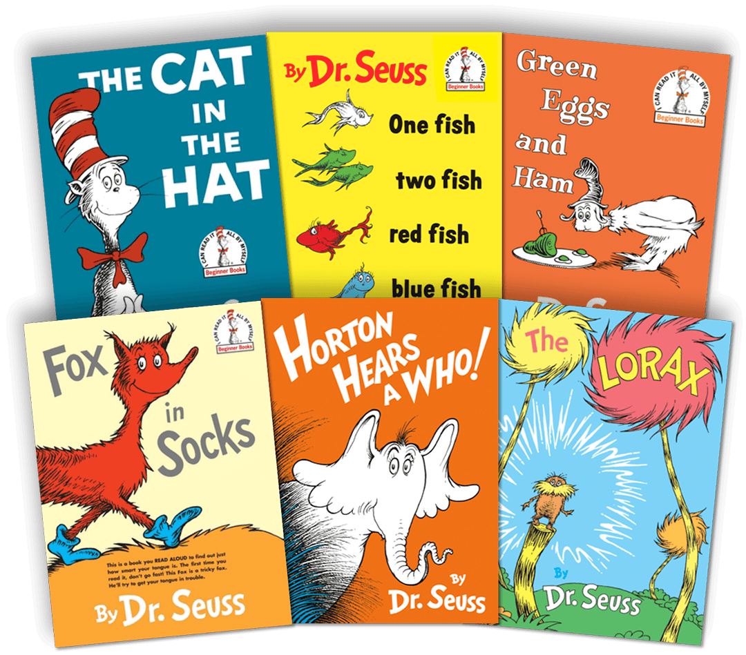 Dr. Seuss Classic Beginner Books, Including The Cat in the Hat, Green Eggs and Ham, and Hop on Pop