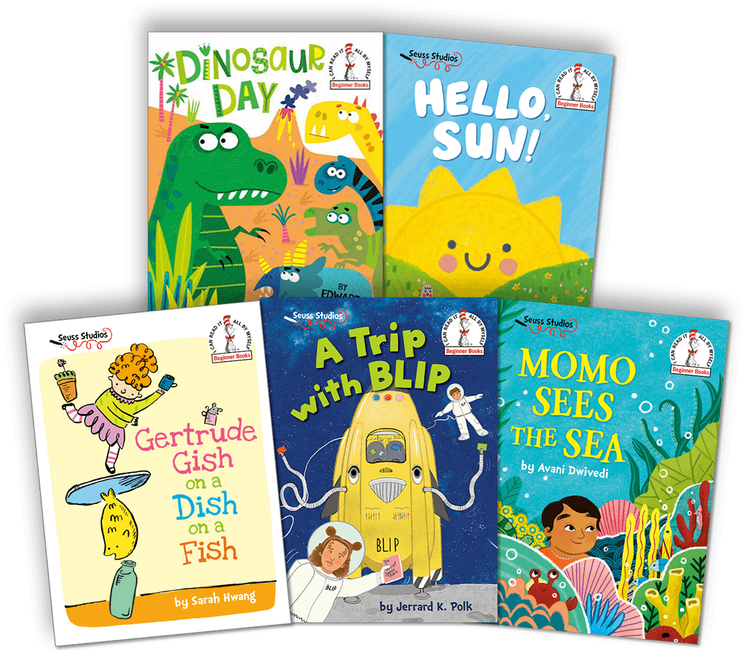 Seuss Studios Beginner Books – new, easy-to-read titles inspired by Dr. Seuss sketches