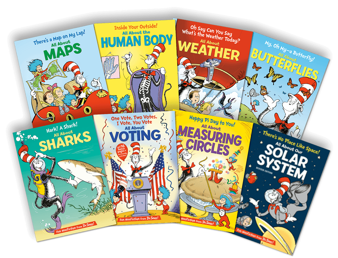 Cat in the Hat's Learning Library nonfiction books for kids – science, maps, weather, and more